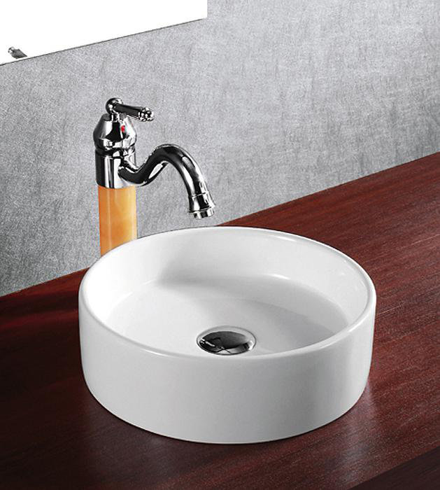 Elanti Ceramic Circular Vessel Bathroom Sink & Reviews Wayfair